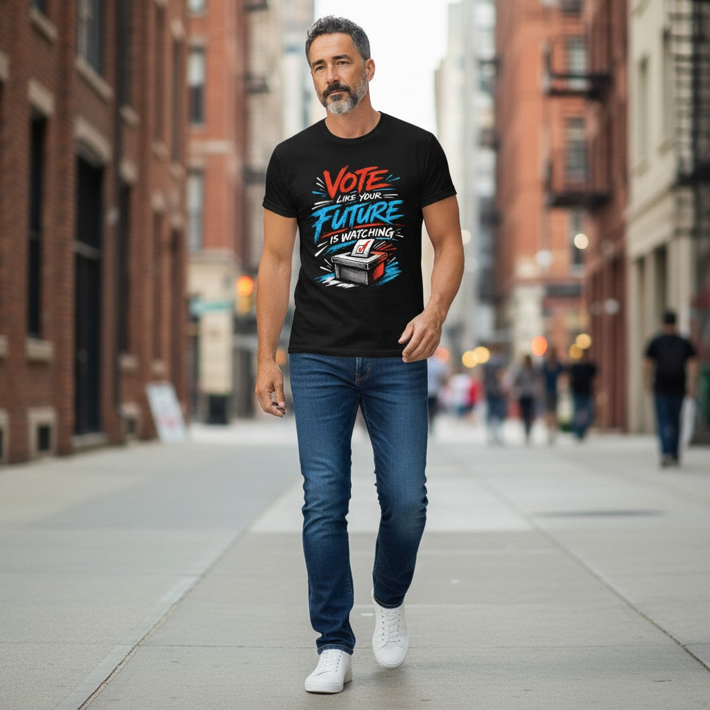 🔥 VOTE Like Your Future Is Watching – Premium Graphic Tee