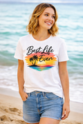 Best Life Ever Sunset Tee 🌴☀️