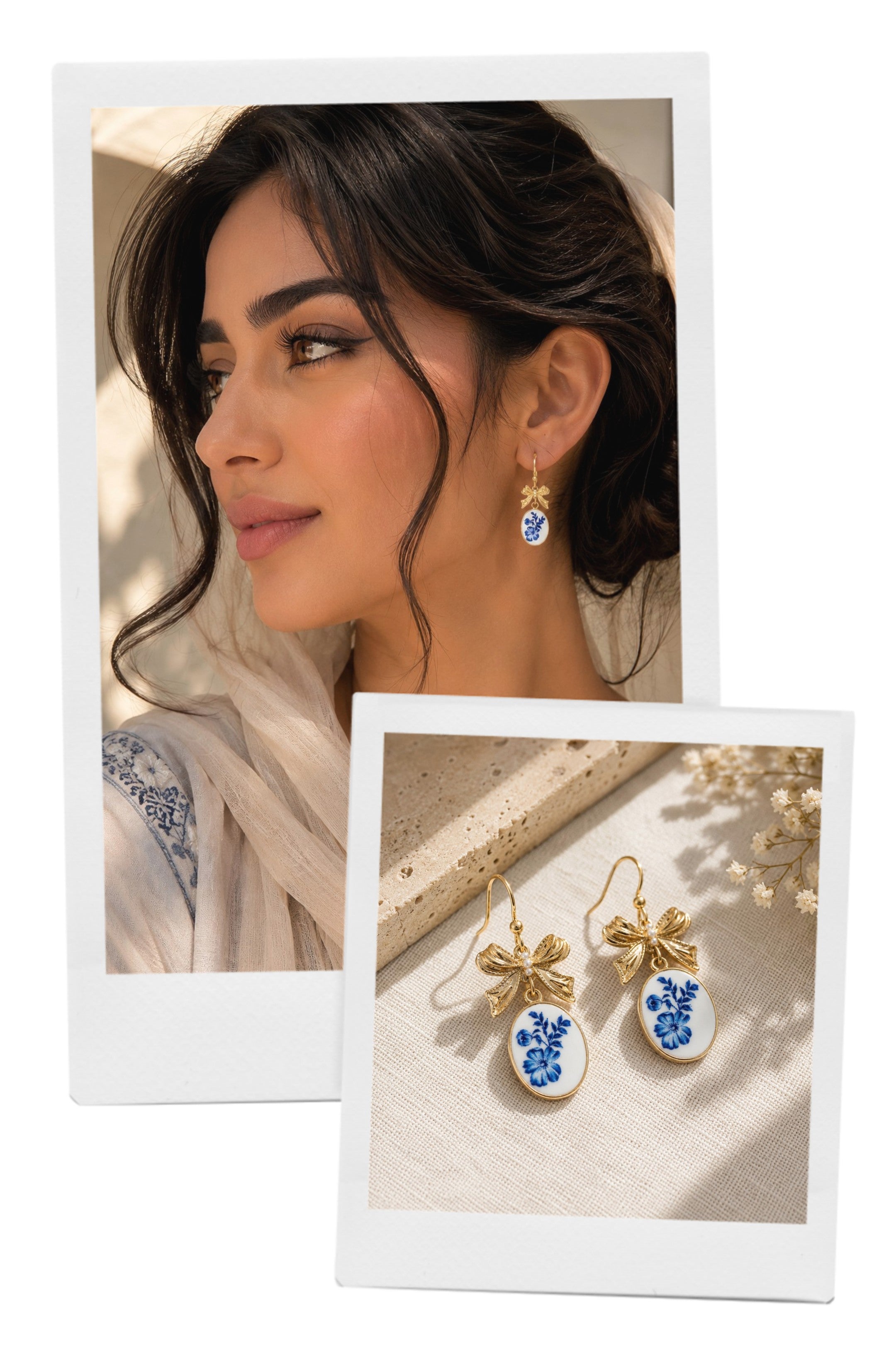 ✨ Blue Blossom Bow Drops ✨
